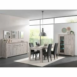 Vitrine 3 Portes LED Coloris Bois Clair Warschau 4 Vitrine 3 Portes LED Coloris Bois Clair Warschau -Ledepot-bailleul Soldes Magasin vitrine 3 portes led coloris bois clair warschau 2