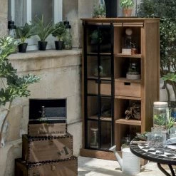 Vitrine Porte Coulissante Danik 2 Tiroirs Atmosphera 3 Vitrine Porte Coulissante Danik 2 Tiroirs Atmosphera -Ledepot-bailleul Soldes Magasin vitrine porte coulissante danik 2 tiroirs atmosphera 1