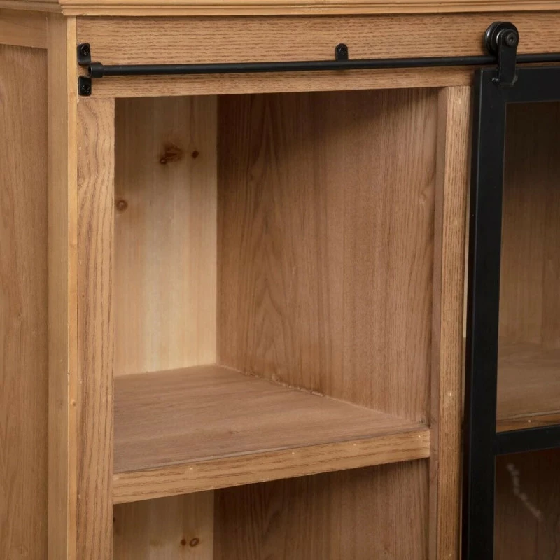 Vitrine porte coulissante Danik 2 tiroirs Atmosphera Vitrine Porte Coulissante Danik 2 Tiroirs Atmosphera -Ledepot-bailleul Soldes Magasin vitrine porte coulissante danik 2 tiroirs atmosphera 5